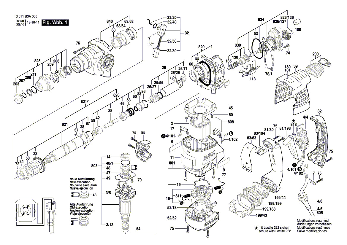 Bosch Entstörfilter / Entstörkondensator für GBH 2 / GBH 3 (1614465011)