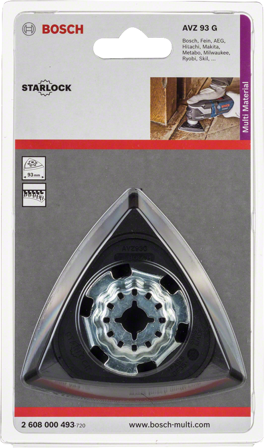 Bosch Starlock Schleifplatte AVZ 93 G