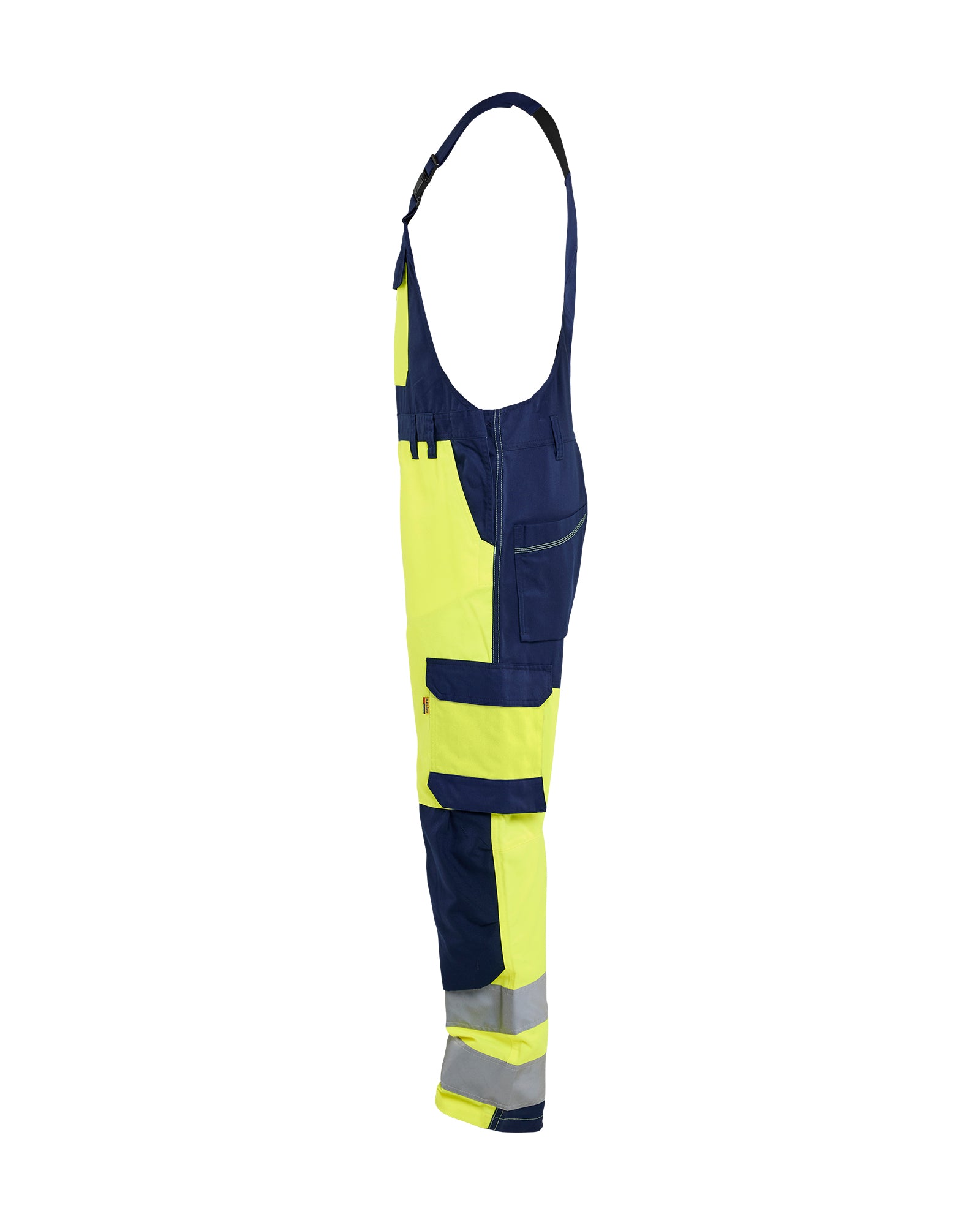 Blåkläder 2663 High Vis Latzhose, Farbe: Gelb/Marineblau (3389)