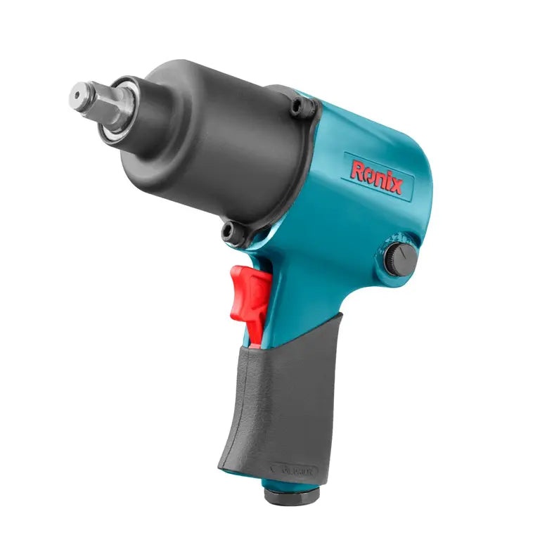 Ronix 1/2" Druckluft-Schlagschrauber RA-1201 (Max. Drehmoment: 900 Nm, Betriebsdruck: 90 PSI / 6,3 bar, Leerlaufdrehzahl 7500 U/min)