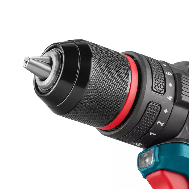 Ronix Akku-Schlagbohrschrauber 8670 (Max. Drehmoment: 60 Nm, Bohrfutter: 13 mm, kompatibel mit Makita 18V Akkus, inkl. 2 x 20V / 2,0 Ah Akku im Koffer)