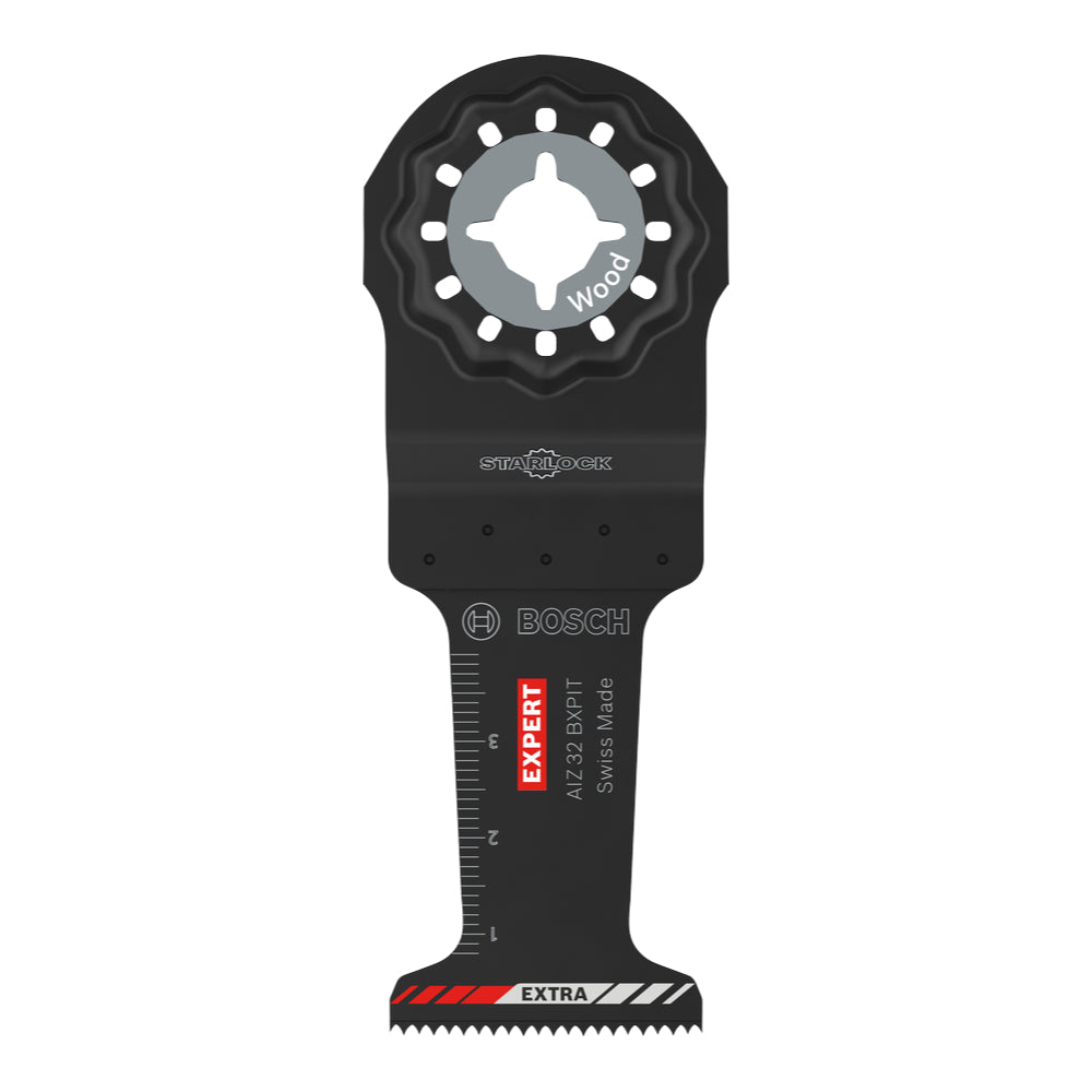 Bosch EXPERT AIZ 32 BXPIT WoodMax Tauchsägeblatt (Starlock, für Hartholz, 45 x 32 mm, Carbide)