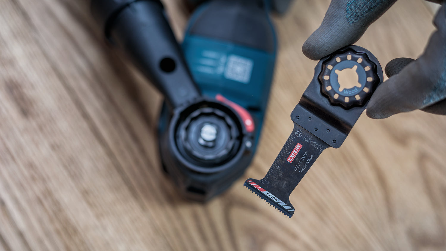 Bosch EXPERT AIZ 32 BXPIT WoodMax Tauchsägeblatt (Starlock, für Hartholz, 45 x 32 mm, Carbide)
