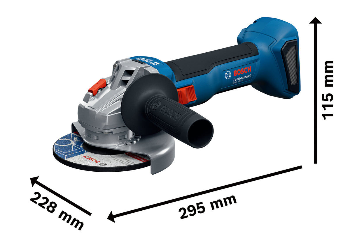Bosch PRO GWS 18V-8 Akku-Winkelschleifer (Solo im Karton)