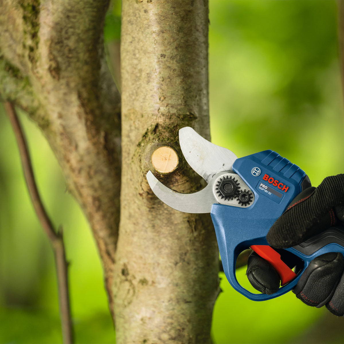 Bosch PRO GGP18V-32 Akku-Gartenschere (Astschere, ohne Akku & Ladegerät, im Karton)