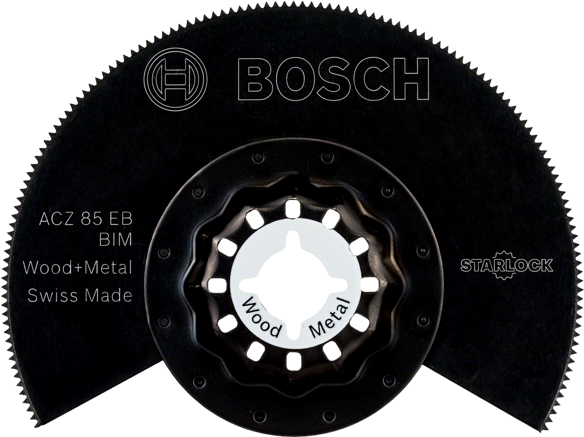 Bosch Starlock Segmentsägeblatt BiM ACZ 85 EB 1.4 mm Zahnteilung für Holz oder ungehärtetes Metall