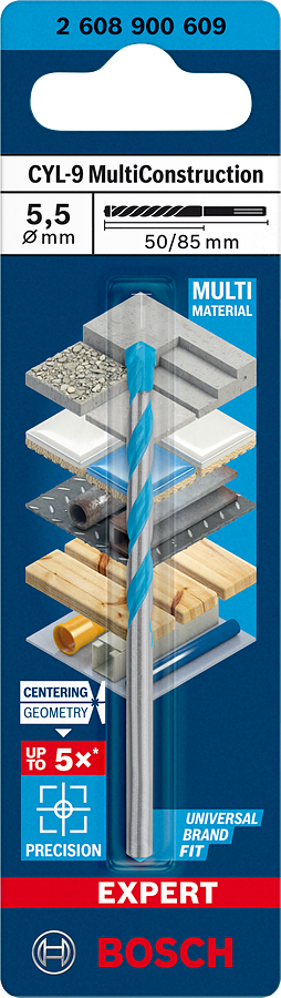 Bosch Expert CYL-9 MultiConstruction Bohrer Ø 5.5x50x85 mm