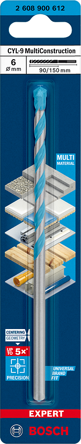 Bosch Expert CYL-9 MultiConstruction Bohrer Ø 6x90x150 mm