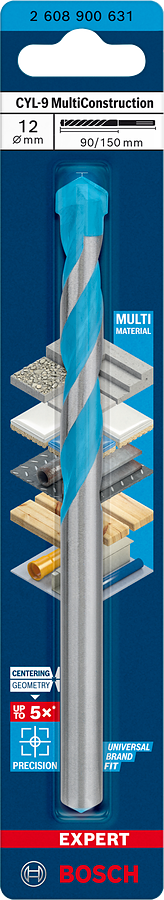 Bosch Expert CYL-9 MultiConstruction Bohrer Ø 12x90x150 mm