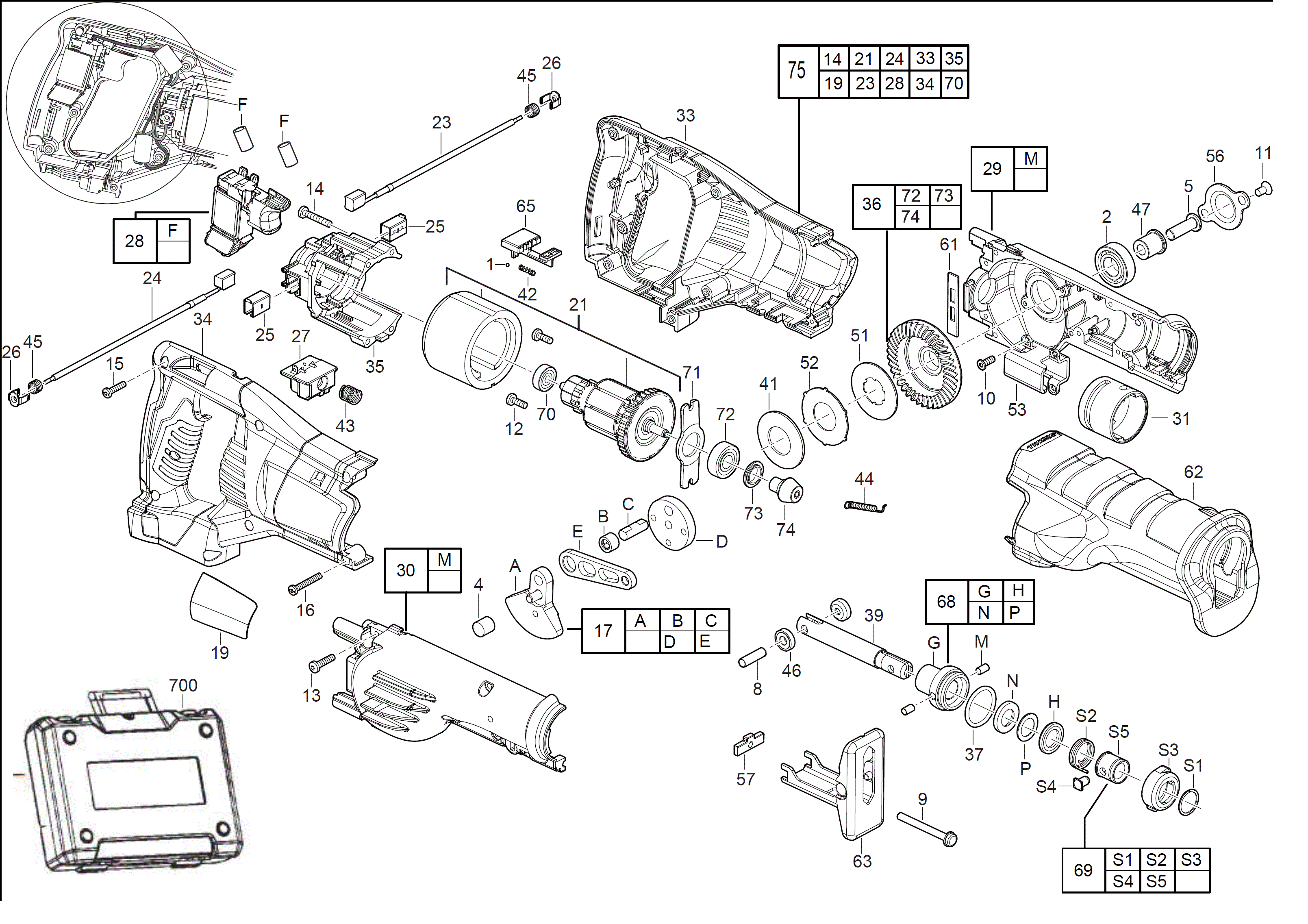 Ersatzteile für HD18 SX
