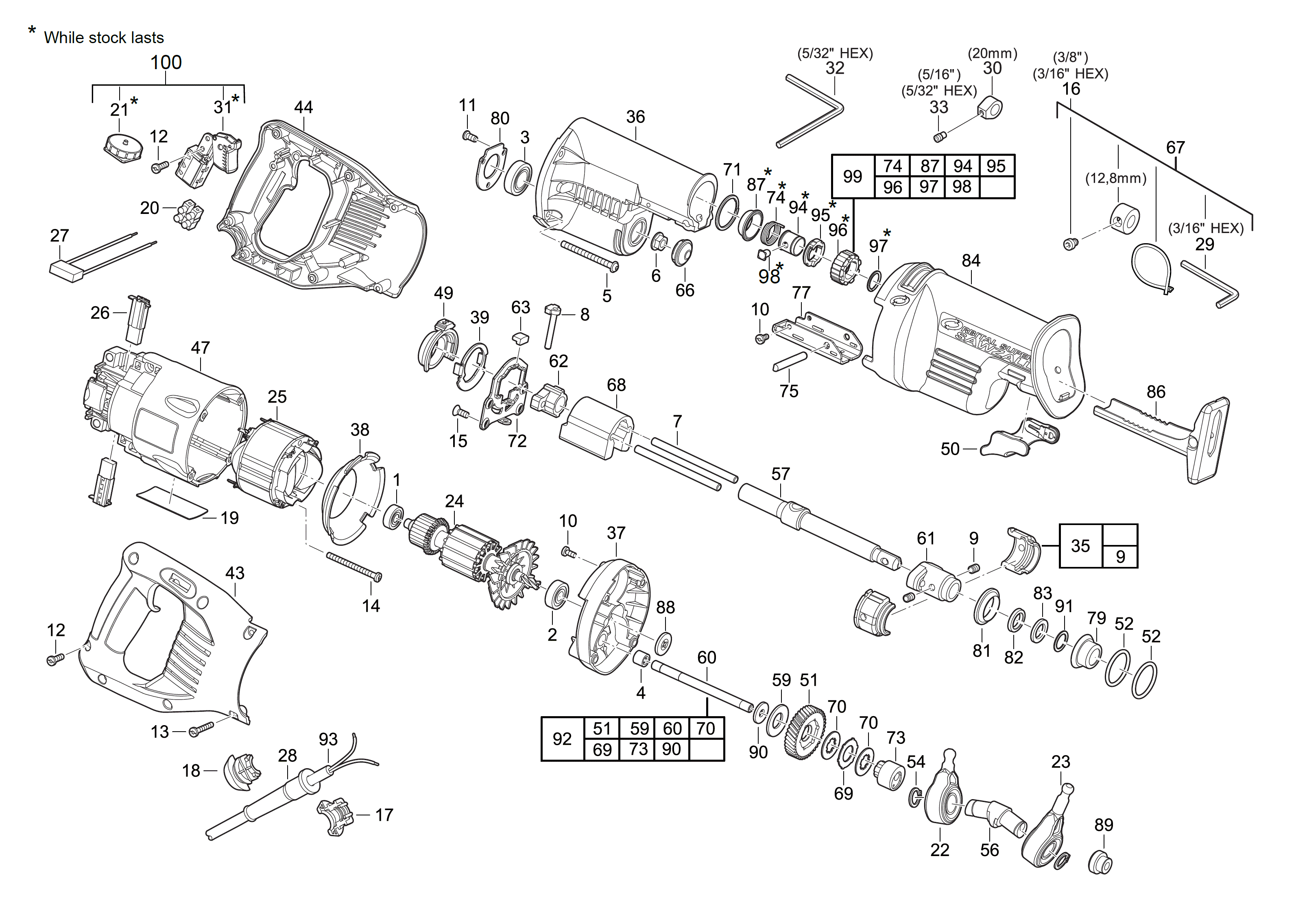 Ersatzteile für SSPE 1300 SX