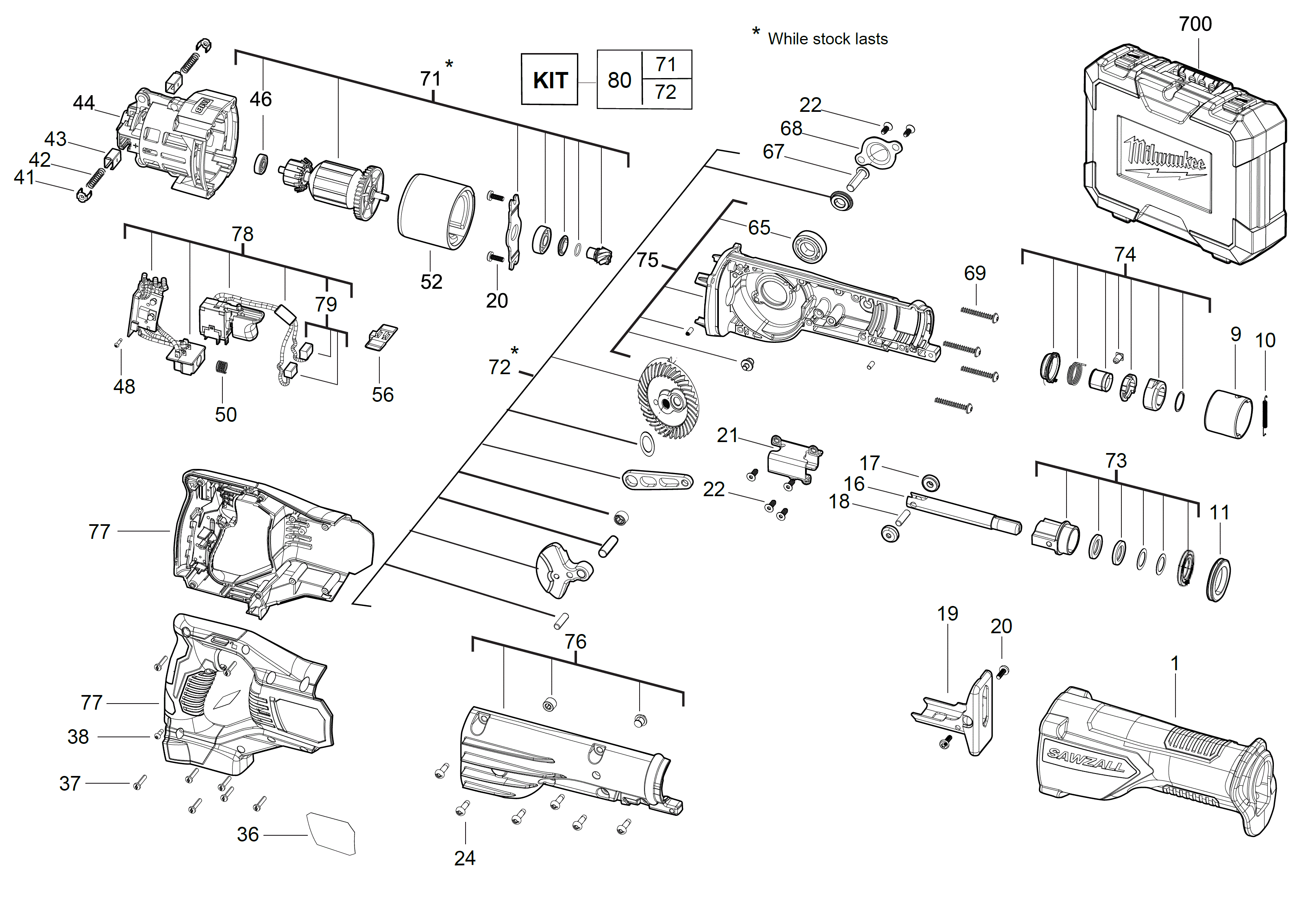 Ersatzteile für M18 BSX