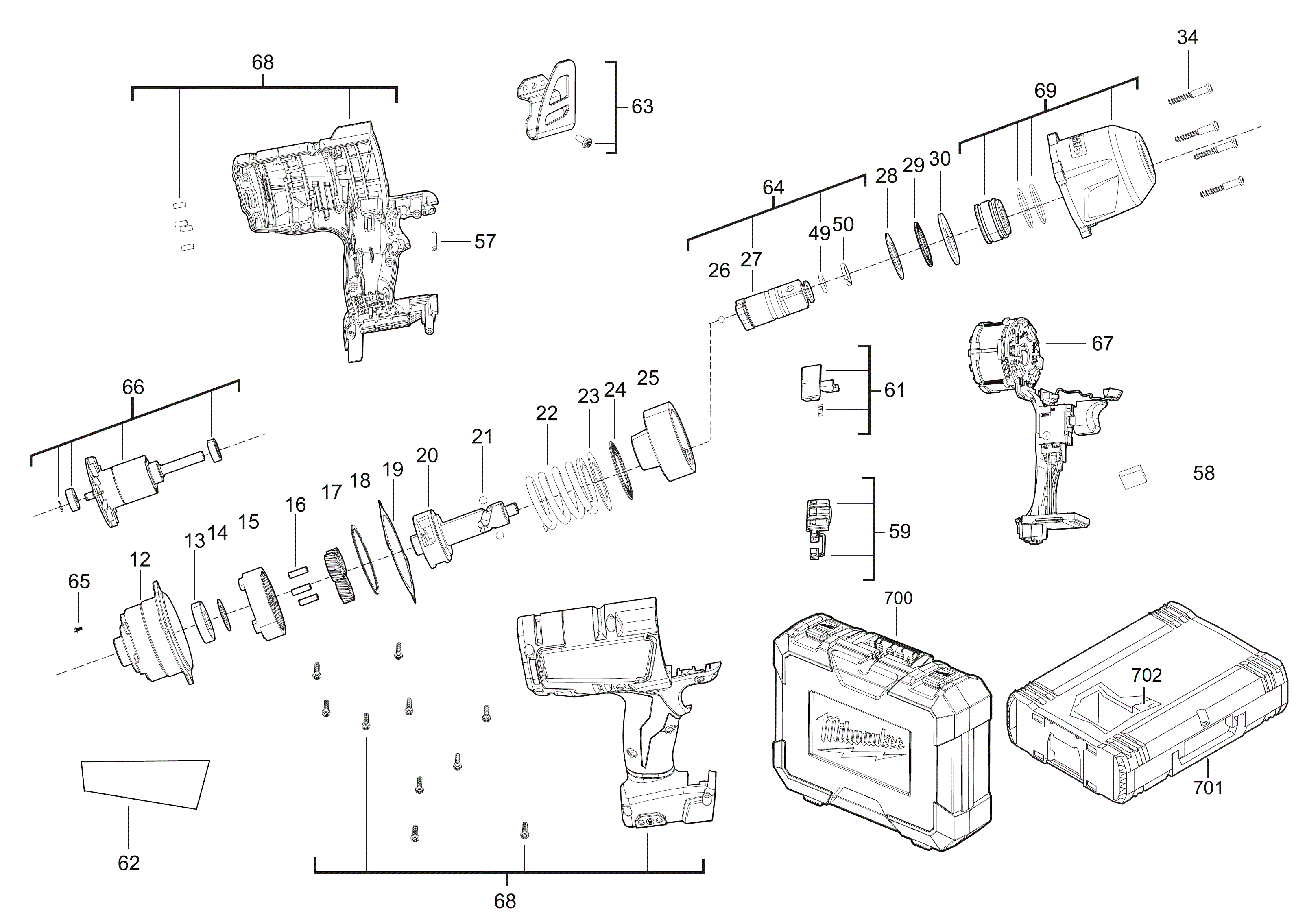 Ersatzteile für M18 CHIWF34