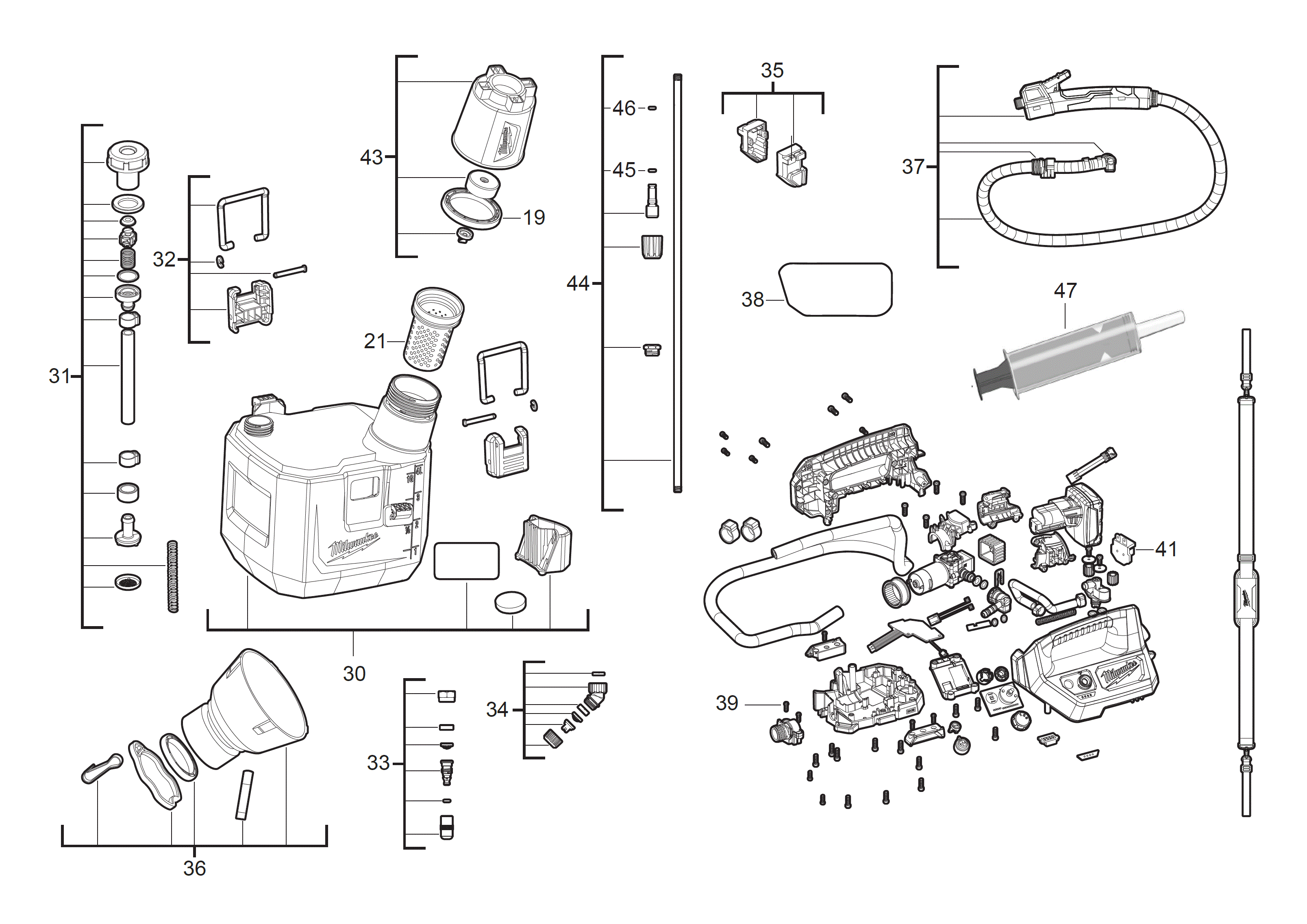 Ersatzteile für M12 BHCS3L