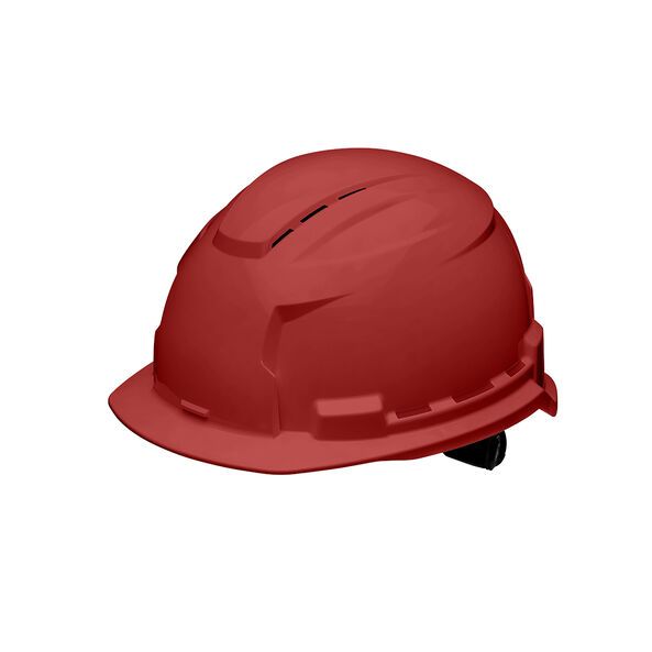 Milwaukee® BOLT 100 Schutzhelm belüftet/unbelüftet in rot