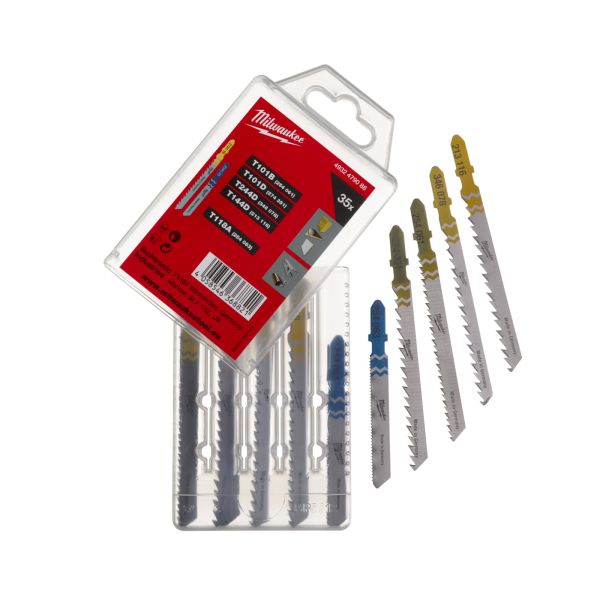 Milwaukee® Stichsägeblatt Set für Holz und Metall 35 tlg.