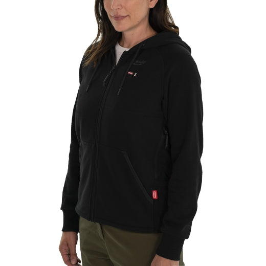 Milwaukee® M12 HHLBL1-0 12 V Akku-Heiz-Kapuzenpullover Hoody Damen schwarz ohne Akku und Ladegerät S - XL