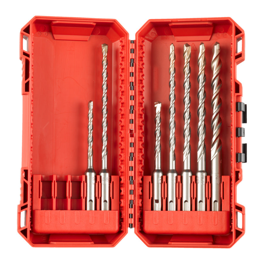 Milwaukee M2 SDS-Plus Hammerbohrer Set in Packout Kassette 7 tlg.