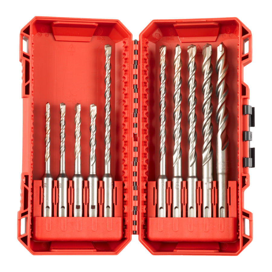 Milwaukee M2 SDS-Plus Hammerbohrer Set in Packout Kassette 10 tlg.