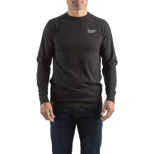 Milwaukee® Hybrid-Langarm-Shirt HTLS schwarz in der Größe S/M/L/XL/XXL