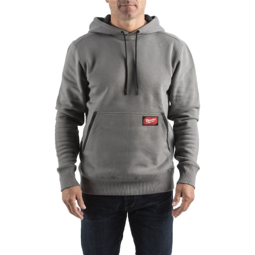 Milwaukee® leichter Arbeits-Kapuzenpullover WH MW grau in der Größe S/M/L/XL/XXL