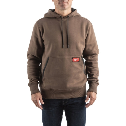 Milwaukee® leichter Arbeits-Kapuzenpullover WH MW braun in der Größe S/M/L/XL/XXL