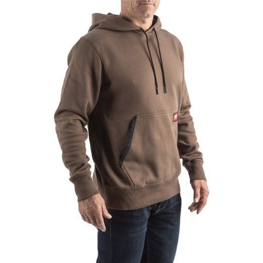 Milwaukee® leichter Arbeits-Kapuzenpullover WH MW braun in der Größe S/M/L/XL/XXL