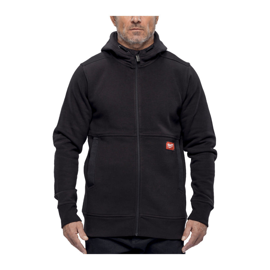 Milwaukee Gridiron Full-Zip-Kapuzenpullover WHZBL schwarz