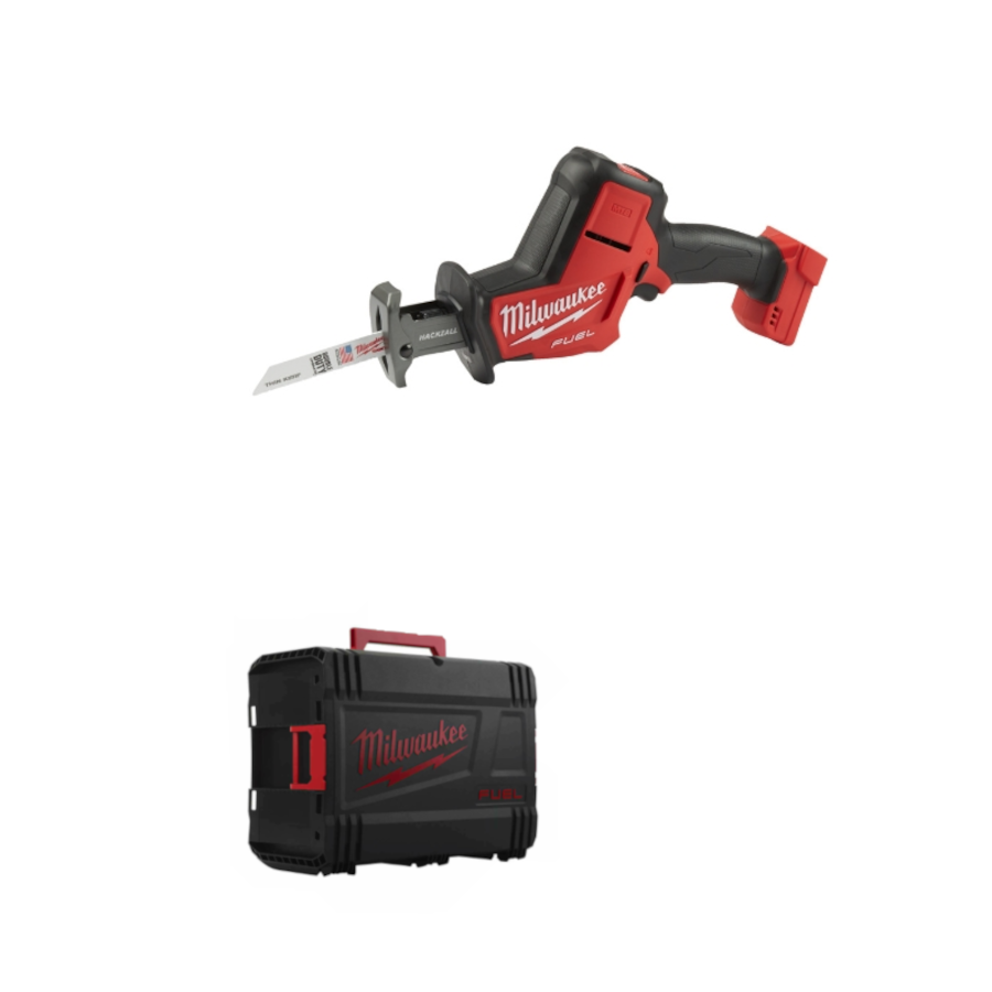 Milwaukee M18 FHZ-0X FUEL Akku-Kompakt-Säbelsäge 22 mm Hub ohne Akku/Lader in HD-Box