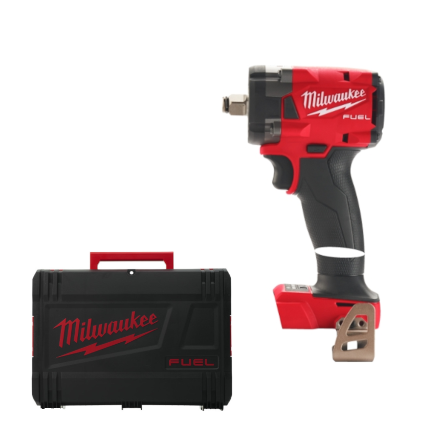 Milwaukee M18 FIW2F12-0X FUEL Akku-Schlagschrauber 339 Nm 1/2" Vierkant mit Sprengring ohne Akku/Lader in HD-Box