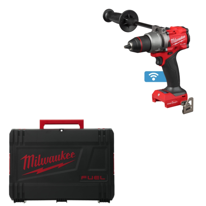 Milwaukee® M18 ONEPD3-0X FUEL Akku-Schlagbohrschrauber 158 Nm ohne Akku/Lader in HD-Box