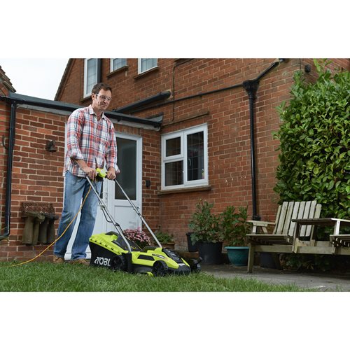 RYOBI RLM13E33S Elektro-Rasenmäher 1300 W 33 cm Schnittbreite B-WARE NEU (5133002343)