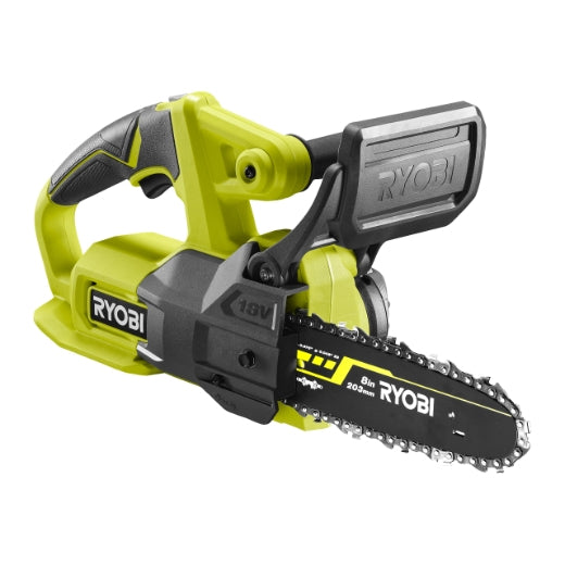 RYOBI ONE+ RY18CS20A-0 Akku-Kettensäge 20 cm Schwert manuelle Kettenschmierung ohne Akku/Lader im Karton