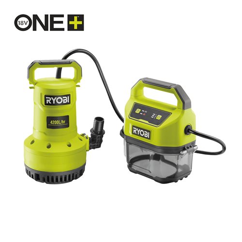 RYOBI RY18SPA-0 Akku-Tauchpumpe 4200 l/h ohne Akku/Lader im Karton