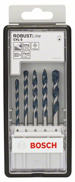 Bosch CYL-5 Robust Line Betonbohrer-Set Ø 4-8 mm 5 tlg. (2608588165)