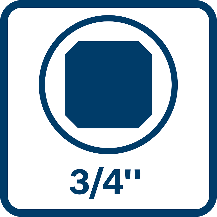 Bosch Akku-Schlagschrauber GDS 18V-1600 HC (3/4" Vierkant, Drehmoment: 1600 Nm, inkl. GCY 42, Solo in L-BOXX 136)