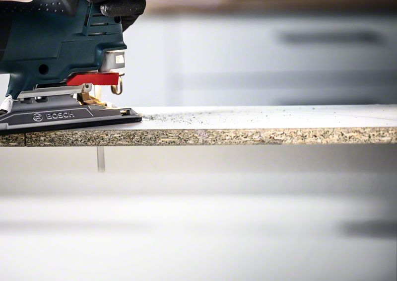 Bosch EXPERT Hardwood 2-side clean T308BF Stichsägeblatt (5 Stück, für ausrissfreies Schneiden von Arbeitsplatten)