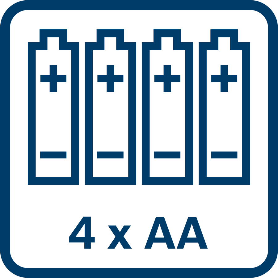 Bosch Professional GLL 3-80 Linienlaser mit 4x 1,5 V-LR6-Batterie im Handwerkerkoffer (0601063S00)