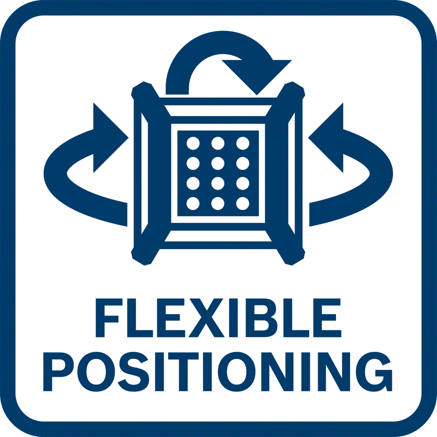 flexible Positionierung