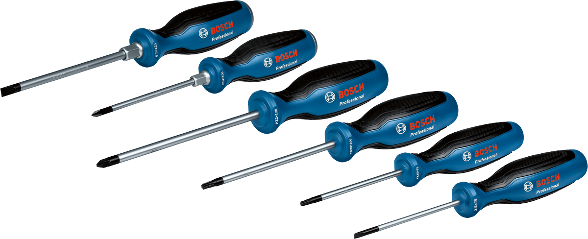 Bosch Combo Kit Schraubendreher Set SL/PH/PZ/TX 6 tlg. (1600A02CV3)