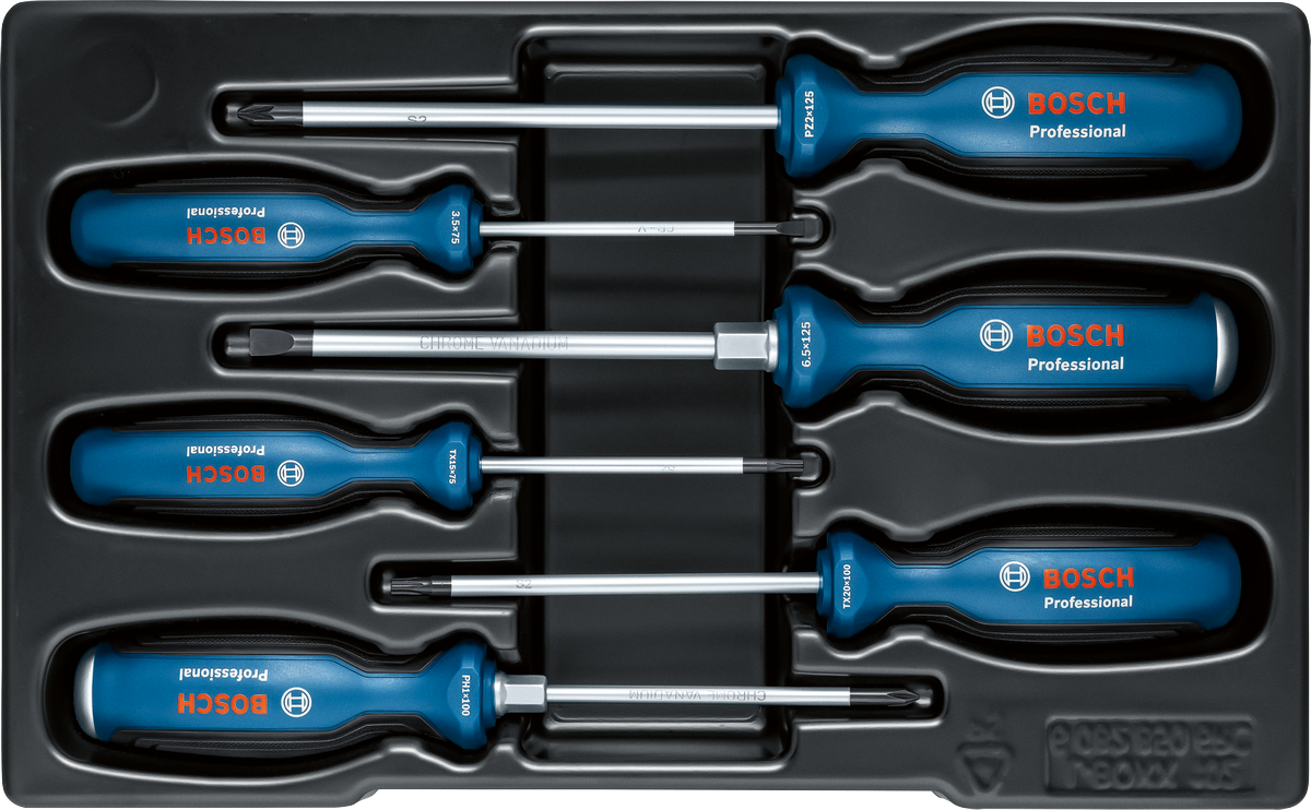 Bosch Combo Kit Schraubendreher Set SL/PH/PZ/TX 6 tlg. (1600A02CV3)