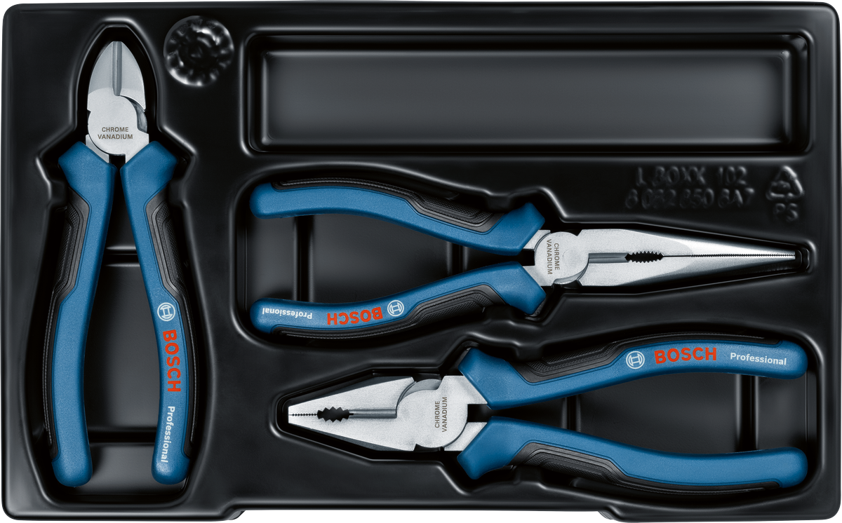 Bosch Combo Kit Zangenset in einlage 3 tlg. (1600A016BG)
