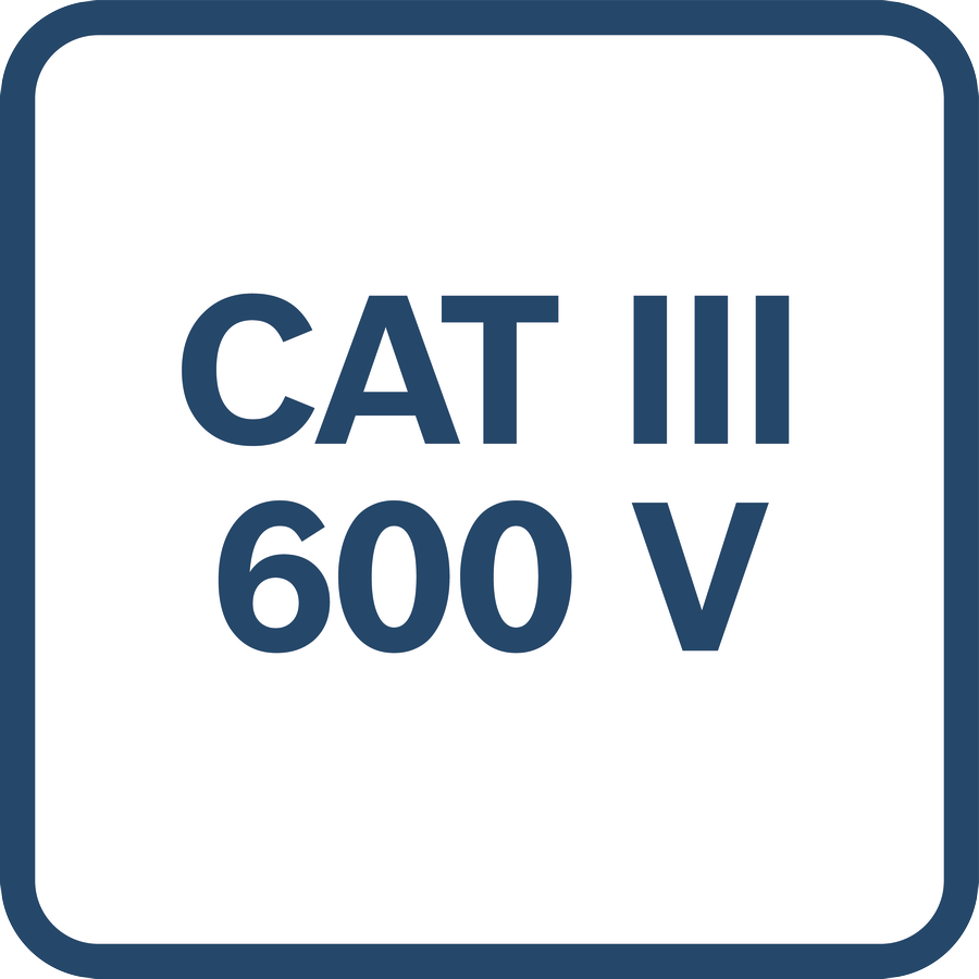 CAT III 600 V Schutzklasse