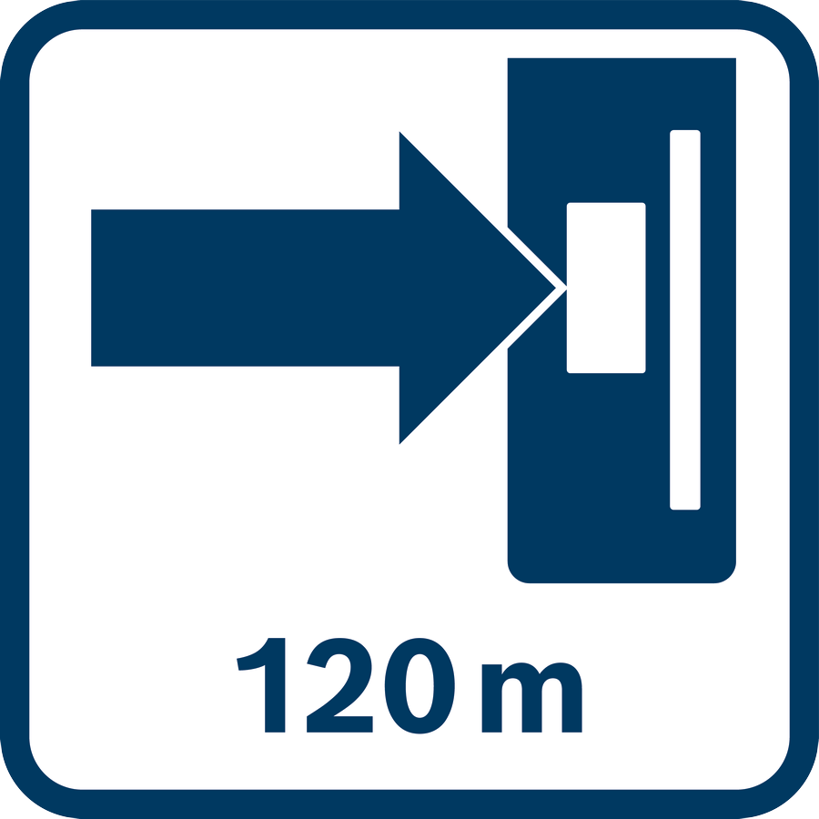 120m Arbeitsbereich