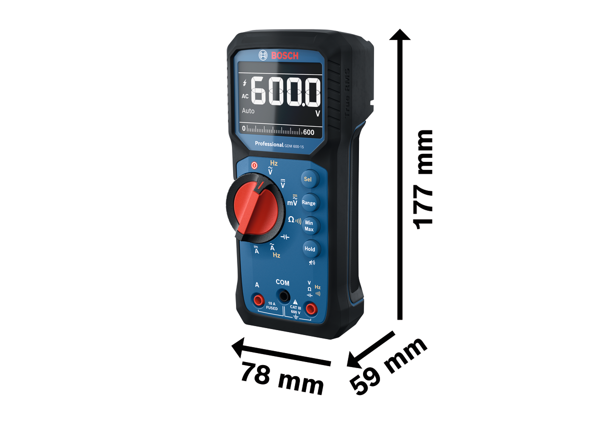 Bosch Professional GDM 600-15 + MH 1 Multimeter (0601077301)