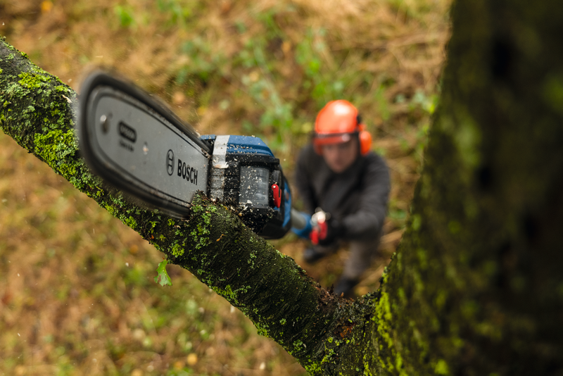 Bosch Professional GKE 18V-25 TP Akku-Teleskop-Kettensaege 23 cm mit 2.9m Teleskopstange  (06008D6000)
