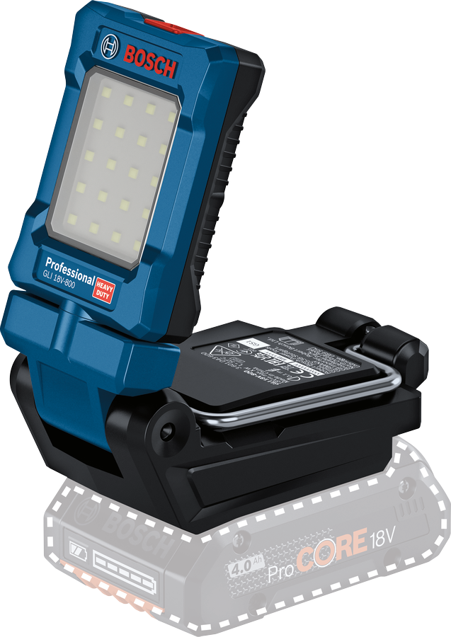 Bosch Professional GLI 18V-800 Akku-Leuchte 800 Lumen ohne Akku/Lader im Karton
