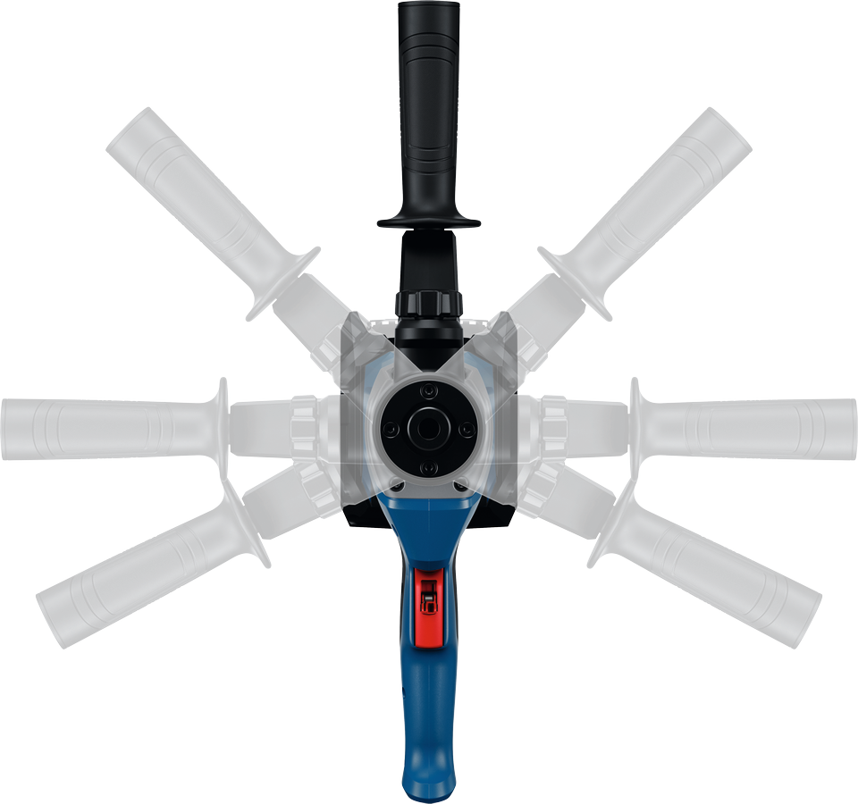 Bosch Professional GRW 18V-120 Akku-Rührwerk verstellbarer Griff (06011C2000)