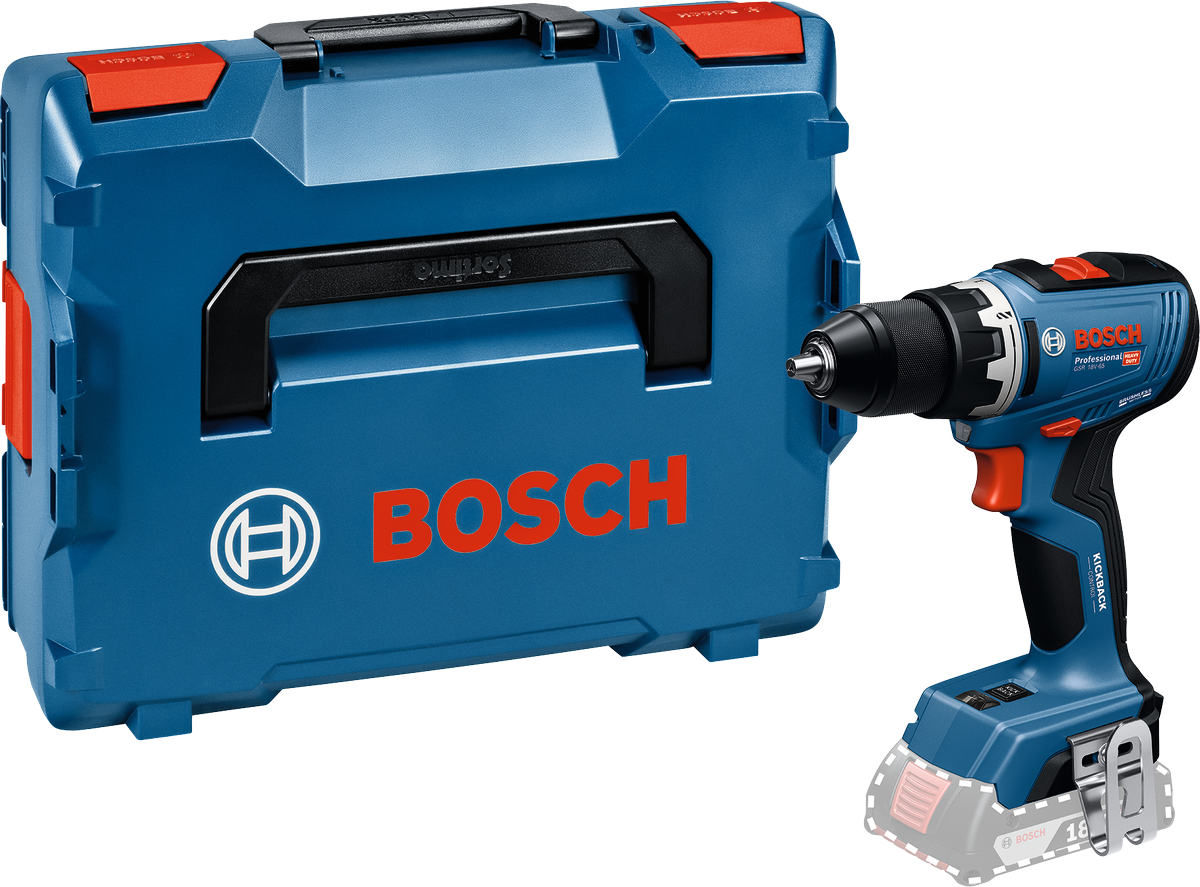 Bosch Professional GSR 18V-65 Akku-Schrauber 63 Nm ohne Akku/Lader in L-Boxx 136 (06019N3201)