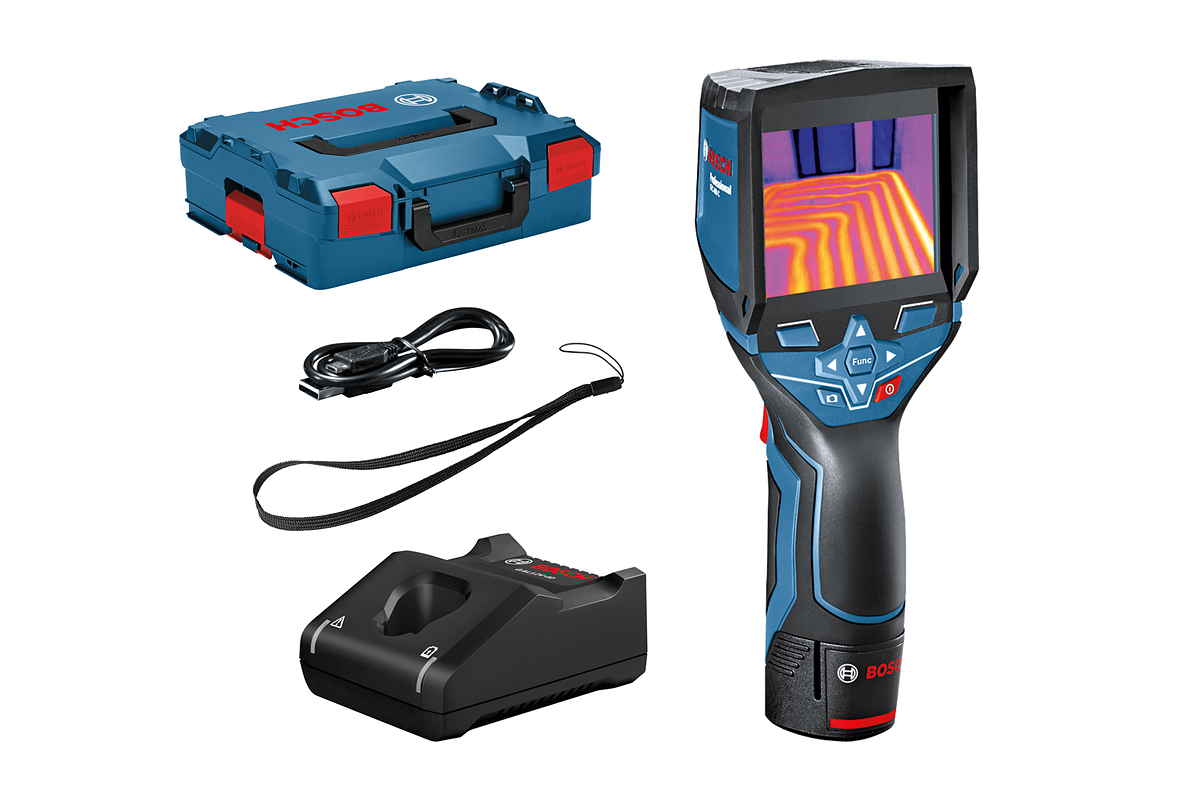 Bosch Professional GTC 400 C Wärmebildkamera mit 1x Akku und Lader in L-Boxx 136 (0601083101)